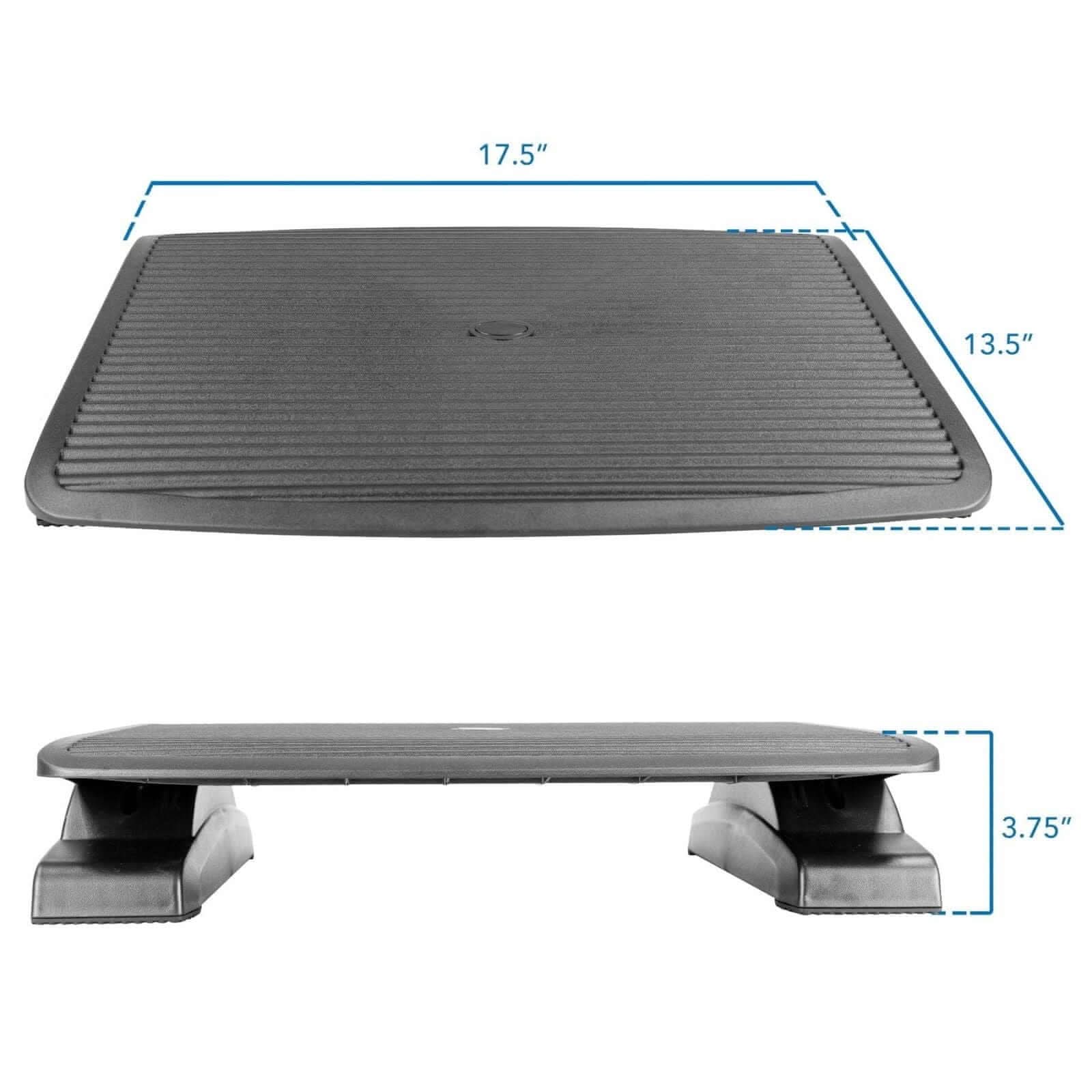 17.5" x 13.5" x 3.75"