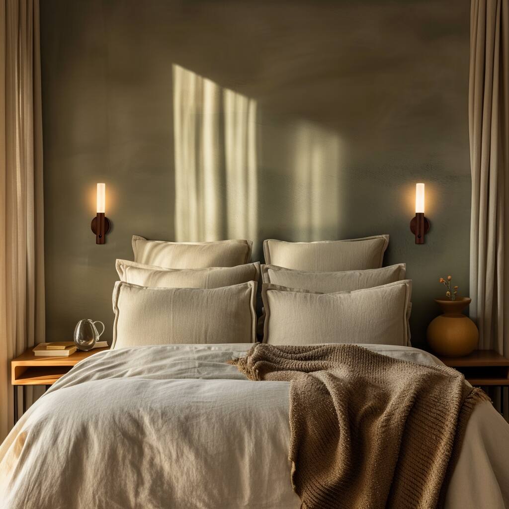 Angle. Lamp Depot - Set of 2 Portable Motion Sensor Wall Sconce.