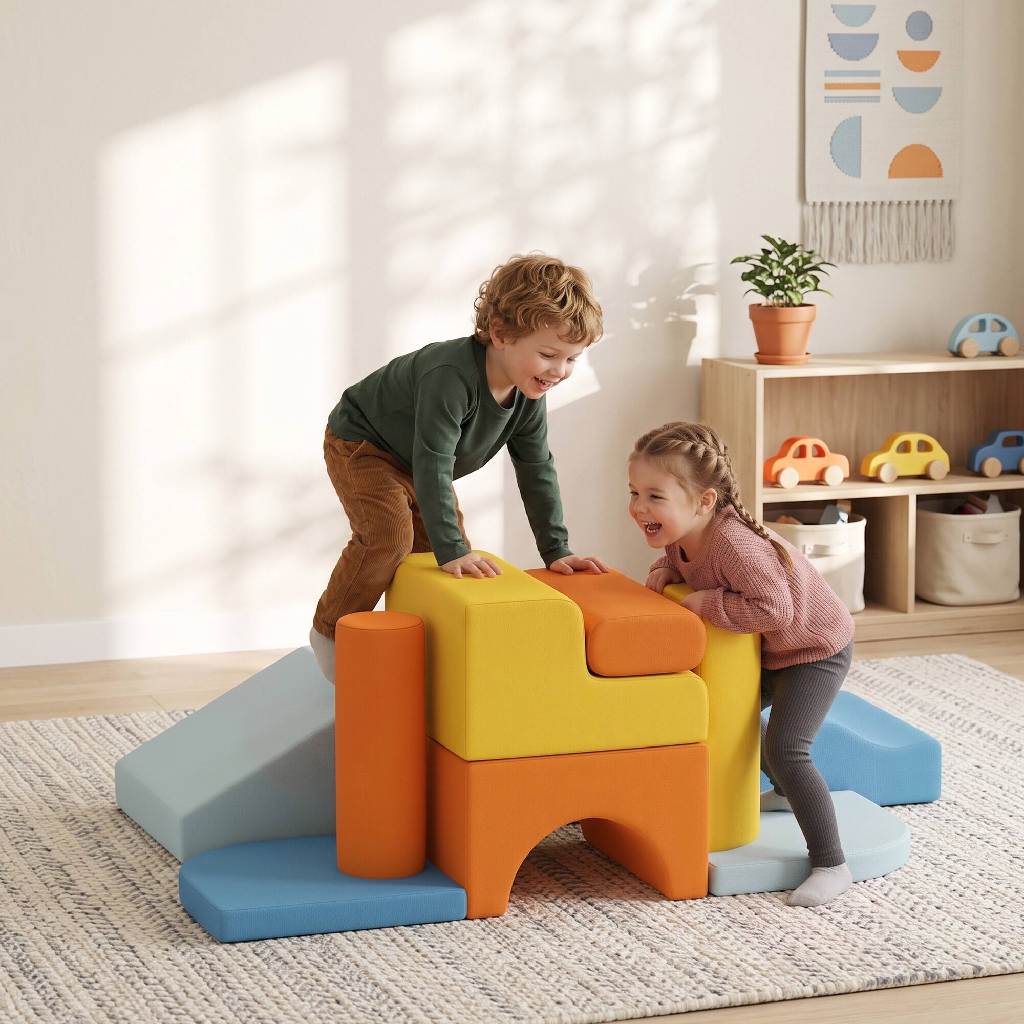 Alt View 1. Qaba - Soft Play Set - Multicolored.