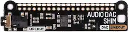 Pimoroni - Audio DAC SHIM (Line-Out) slimline way to hook up a hi-fi amp