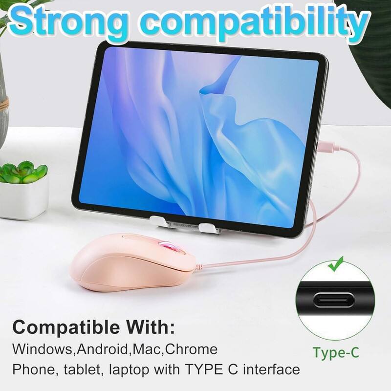 Strong compatibility

Compatible With: Windows, Android, Mac, Chrome  
Phone, tablet, laptop with TYPE C interface