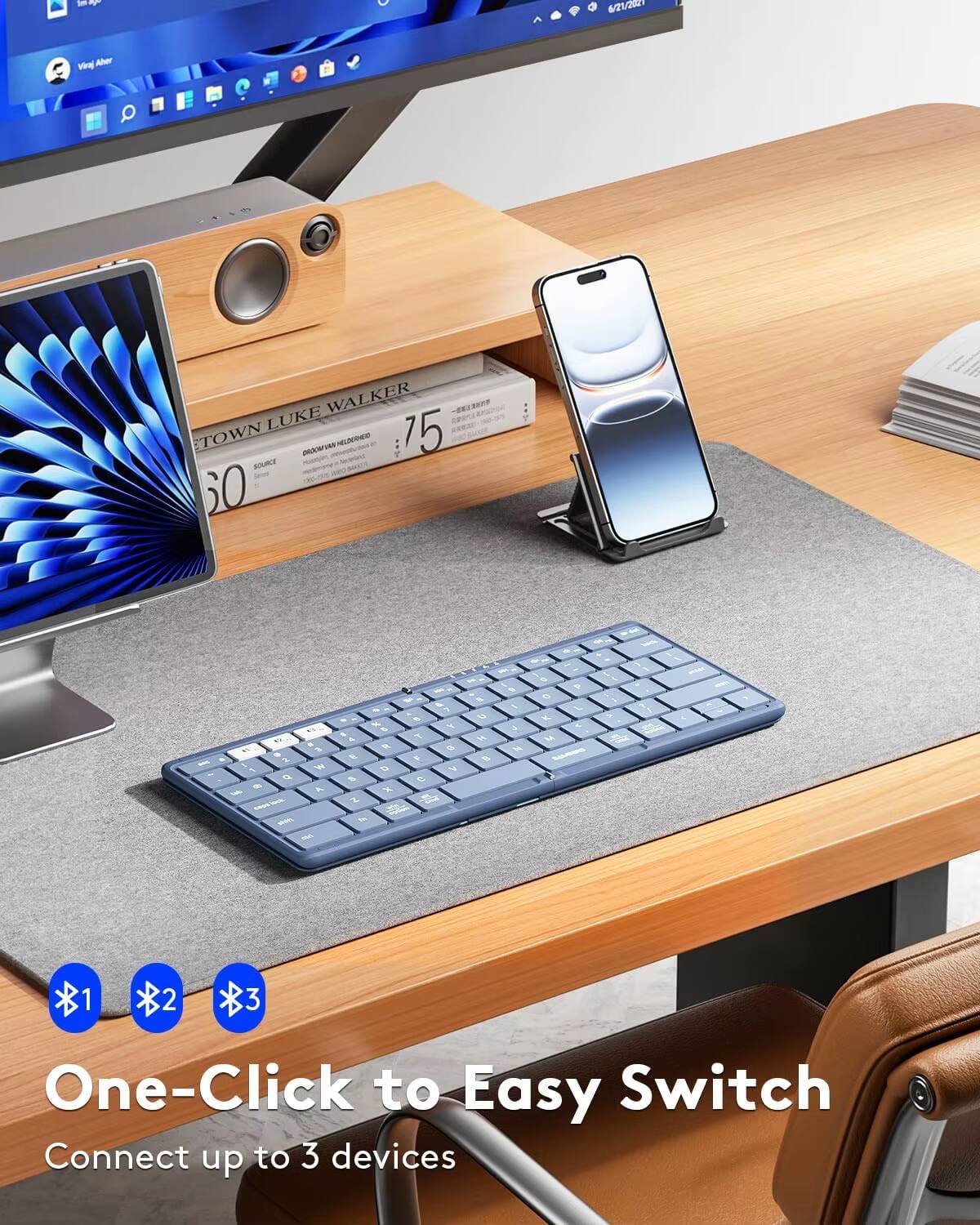 A 6/21/201 Vig Ater WALKER E LUKE TOWN nnas M 75 BOURCE S0 i , F d - - - - - - 1 . I % A D  . T T S  7 C  % L $  A a N D e M  L T 1 *2 2 $3

One-Click to Easy Switch
Connect up to 3 devices