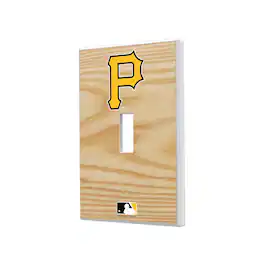 Keyscaper - Pittsburgh Pirates Baseball Bat Design Single Toggle Light Switch Plate - Multicolor