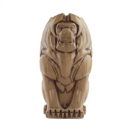 Front. Disney - Disney The Lion King Simba Brown Ceramic Tiki Mug - Brown.