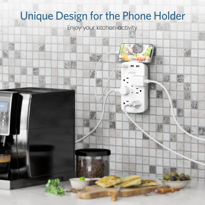 Unique Design for the Phone Holder  
Enjoy your kitchen activity  
LENCENT