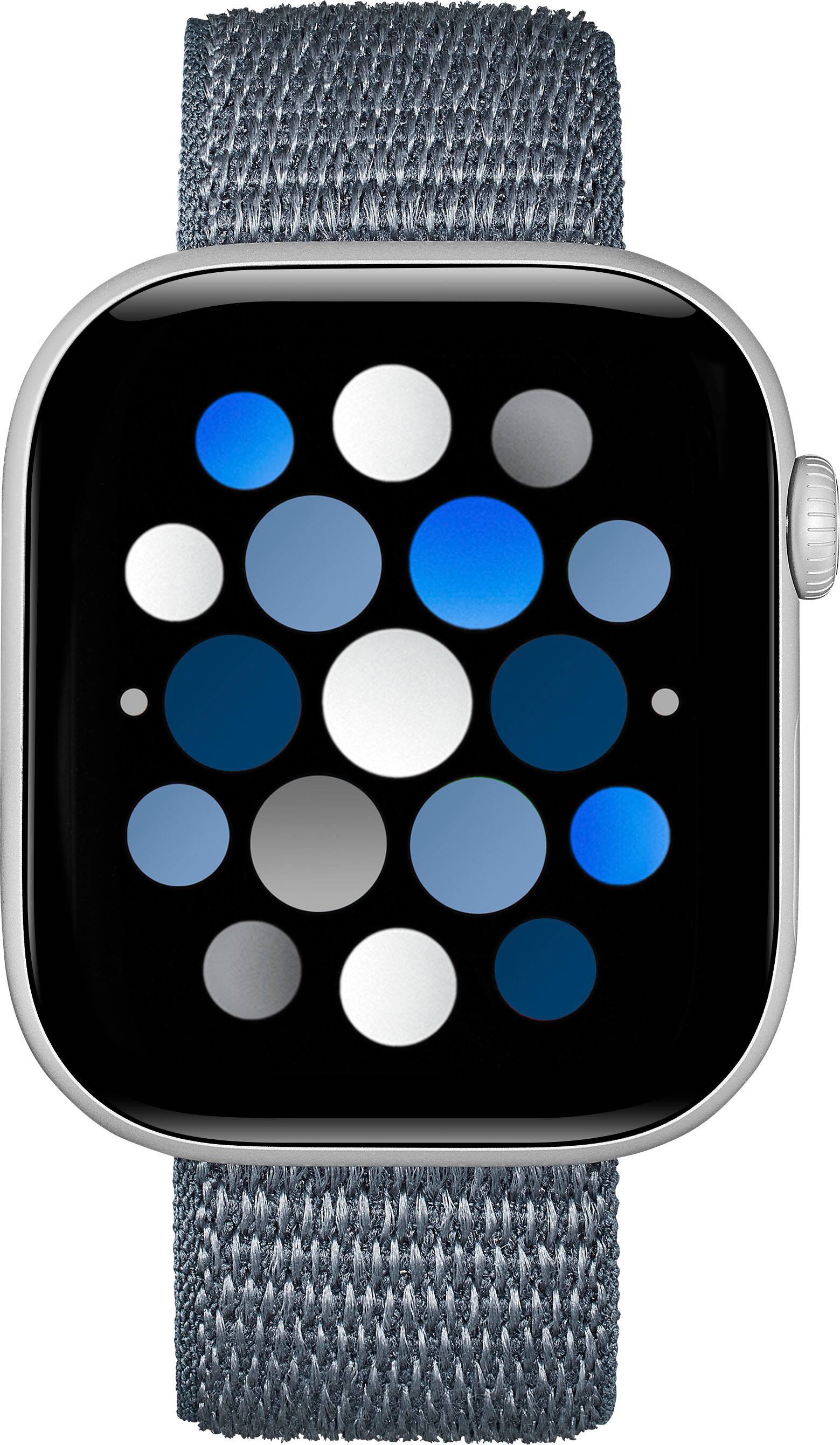 Alt View 11. Insignia™ - Active Nylon Band for Apple Watch 42mm, 44mm, 45mm, 46mm Series 10, SE, Ultra 49mm and Ultra 2 49mm - Dark Slate.