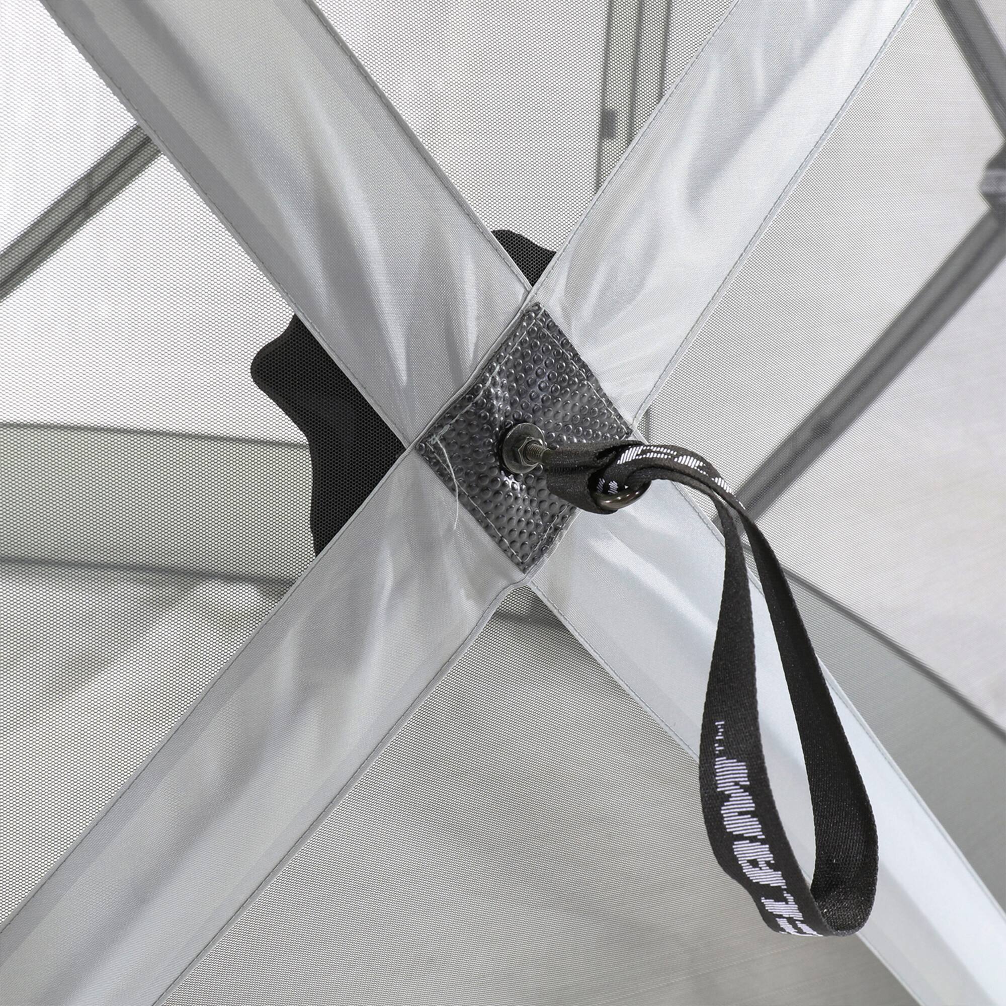 Alt View 8. Clam - CLAM Quick-Set Venture 9 x 9 Ft Portable Outdoor Camping Canopy Shelter, Gray - Gray.