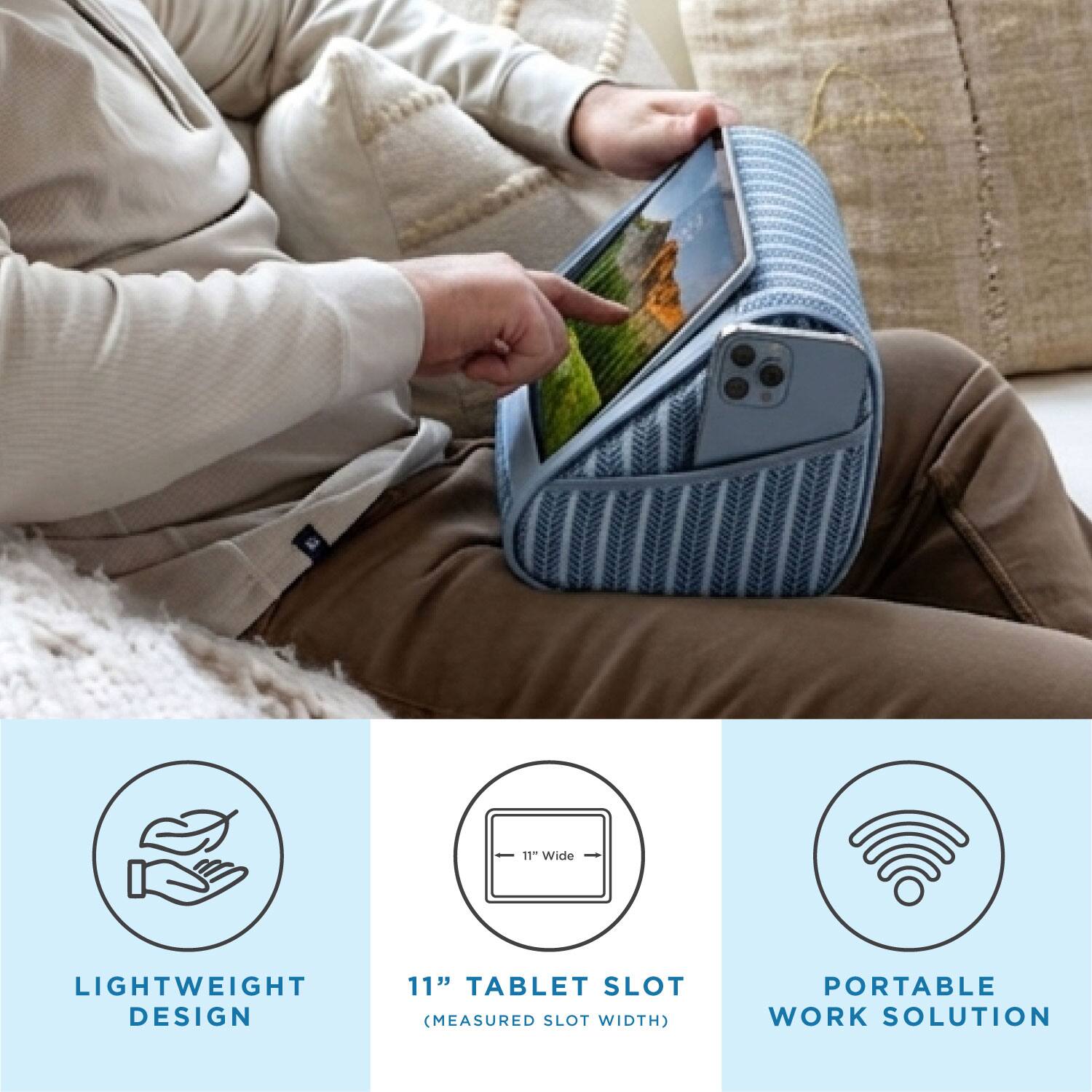 11" Wide LIGHTWEIGHT DESIGN 11" TABLET SLOT (MEASURED SLOT WIDTH) PORTABLE WORK SOLUTION