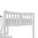Alt View 15. Storkcraft - Caribou Solid Hardwood Twin Bunk Bed - White.