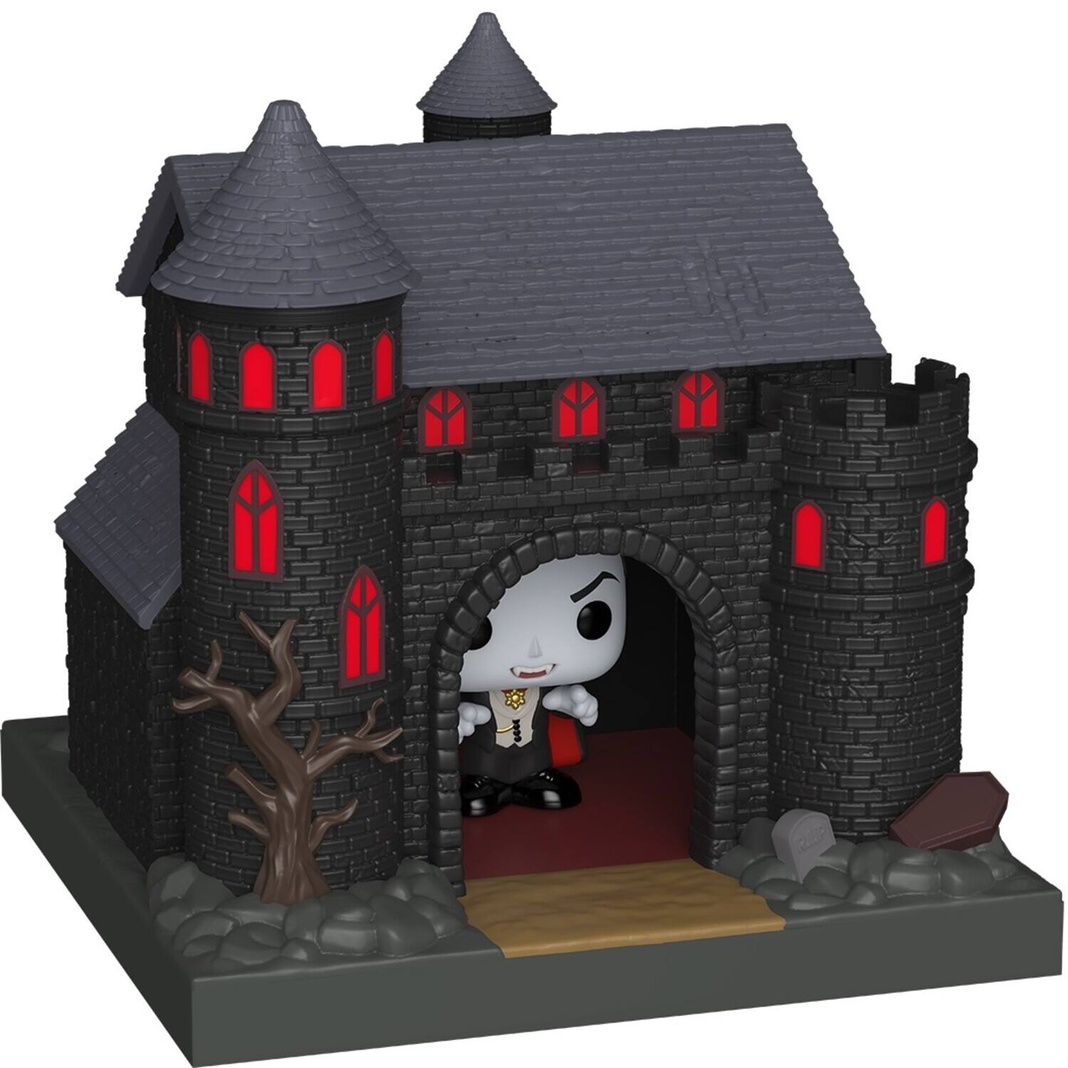 Funko - Bitty POP!: Town: Universal Monsters - Dracula's Castle with Dracula - COLLECTIBLES - Multicolor