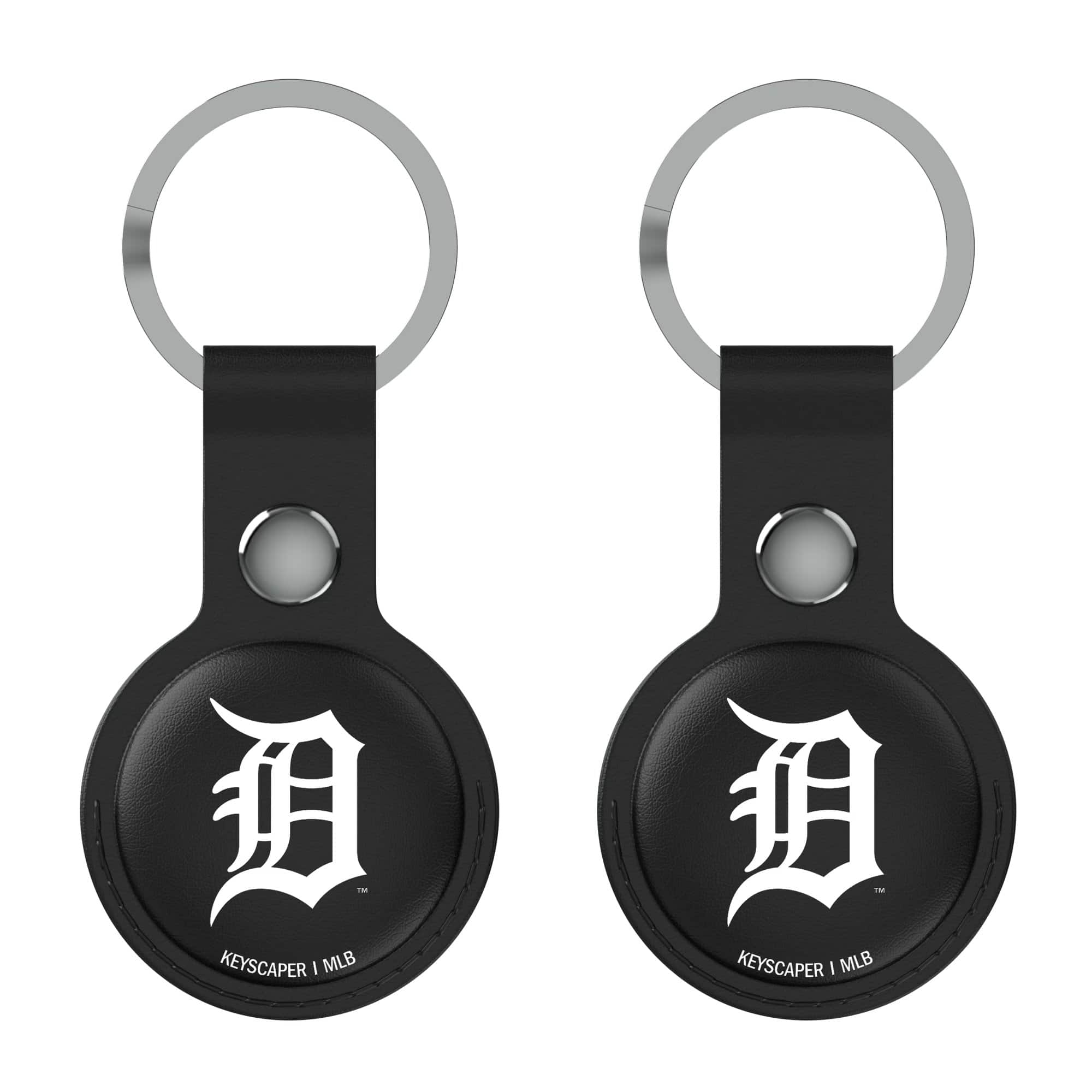 Keyscaper - Detroit Tigers Two-Pack AirTag Holders - No Size - Black