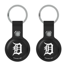 Keyscaper - Detroit Tigers Two-Pack AirTag Holders - No Size - Black