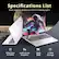 Specifications List: Store, organize, and access with rich memory space.
Intel Core i5-1235U
Intel Iris Xe Graphics
32GB RAM
1.16TB Storage