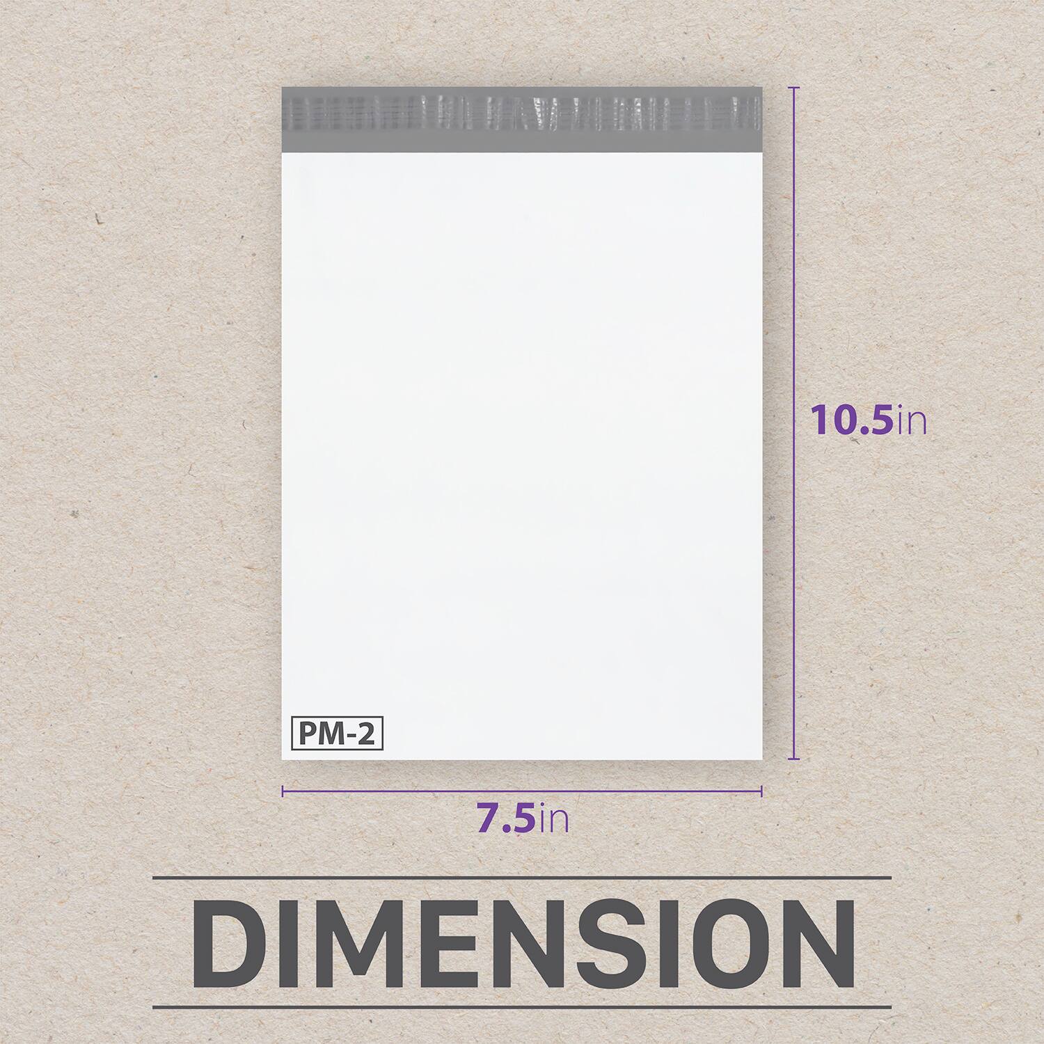 PM-2  
7.5in x 10.5in  
DIMENSION