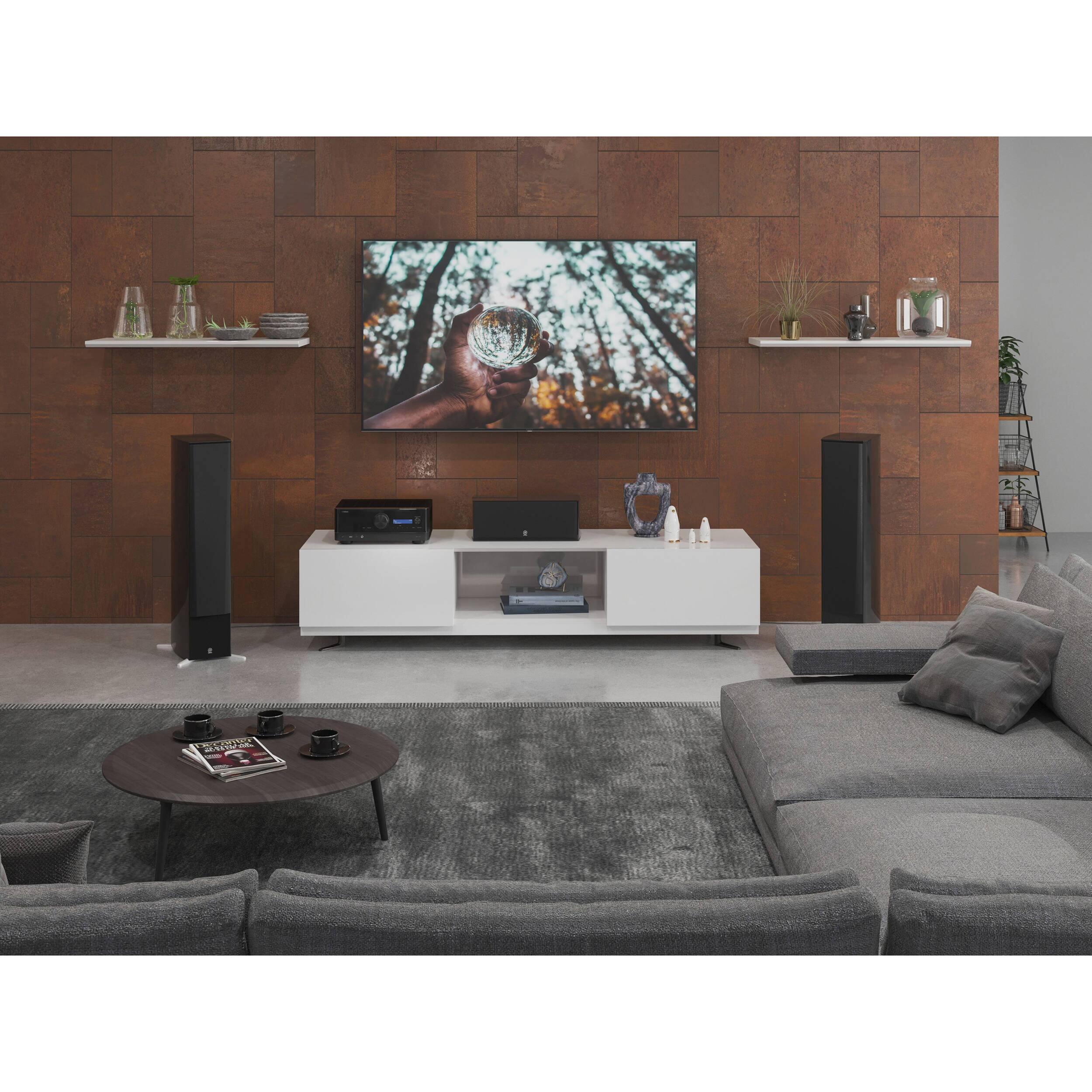 Alt View 6. Yamaha - YAMAHA RX-V4A 5.2-Channel AV Receiver with MusicCast Bundle.