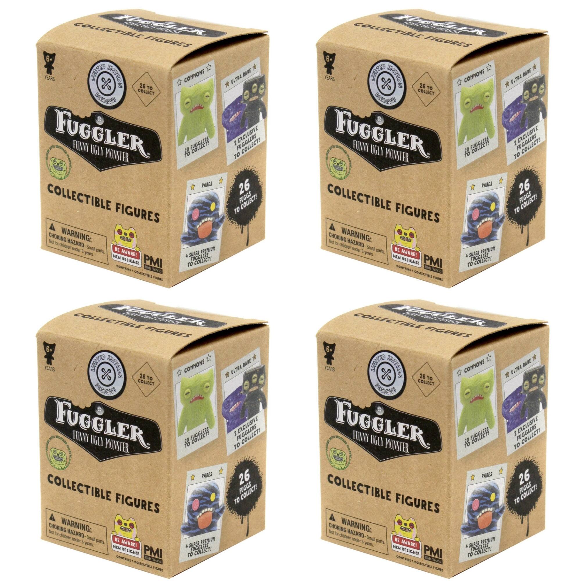 COLLECTIBLE FIGURES

FUGGLER
FUNNY UGLY MONSTER

26 TO COLLECT

COMMONS
RARER
ULTRA RARE

2 EXCLUSIVE FIGURES TO COLLECT!

4 SUPER RARE FIGURES TO COLLECT!

WARNING: CHOKING HAZARD - Small parts. Not for children under 3 years.

BE AWARE - NEW RESIGNATURE

PMI

COLLECTIBLE FIGURES