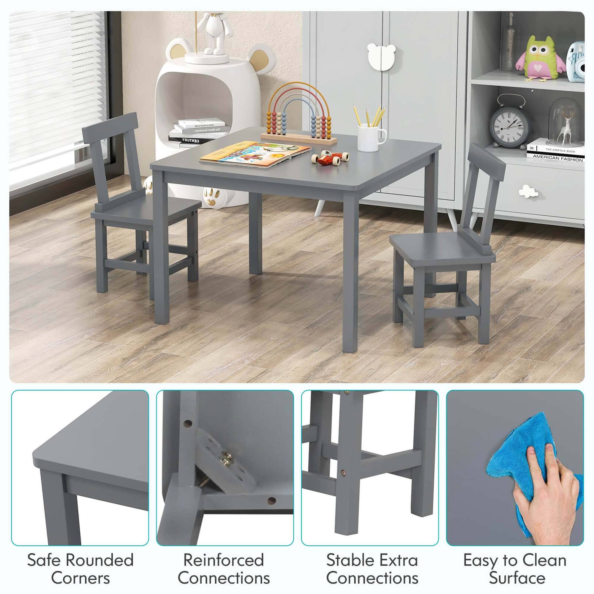 Safe Rounded Corners, Reinforced Connections, Stable Extra Connections, Easy to Clean Surface