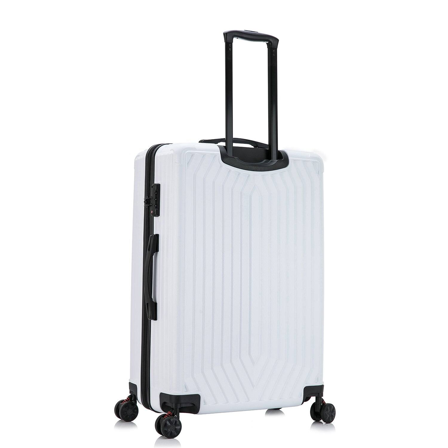 Alt View 1. DUKAP - STRATOS lightweight hardside Spinner Luggage 28" - WHITE.