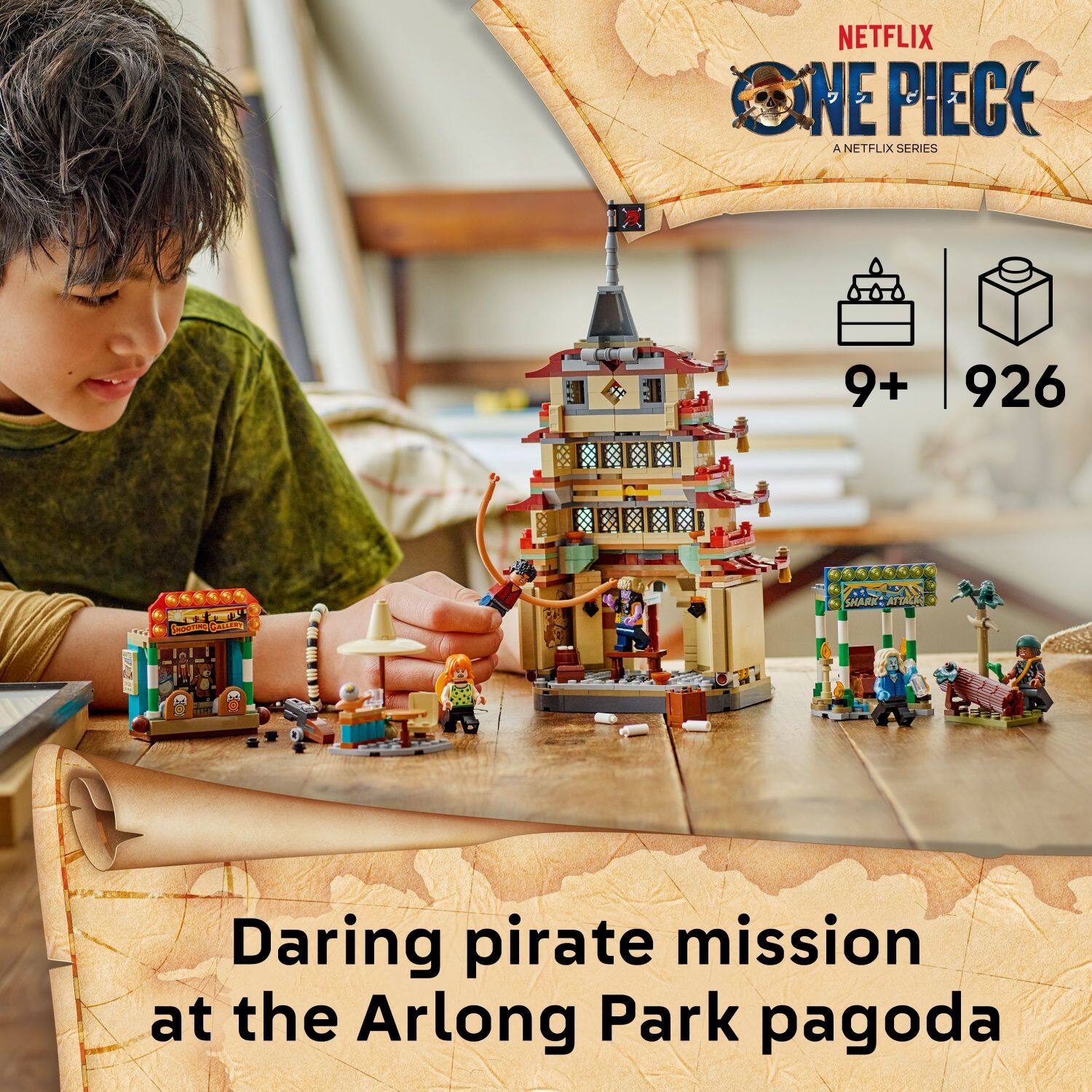 NETFLIX ONE PIECE A NETFLIX SERIES 9+ 926 Daring pirate mission at the Arlong Park pagoda