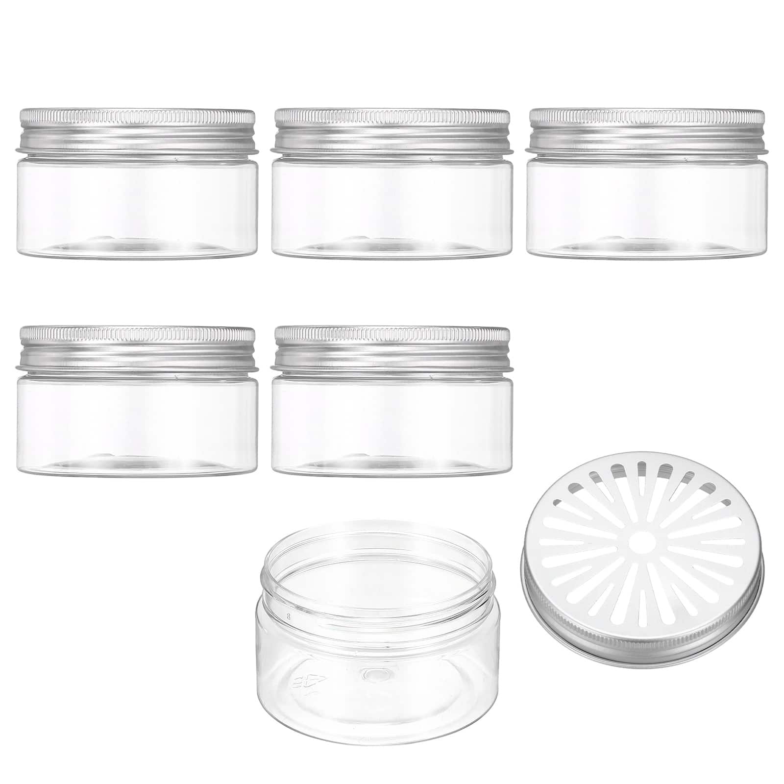 Unique Bargains - Premium Empty Scent Beads Container, Refillable Spice Tin Hollow Lid, 6pcs 3.4oz - For Aromatherapy, Scent, Storage - Clear price history on PriceWatchPro