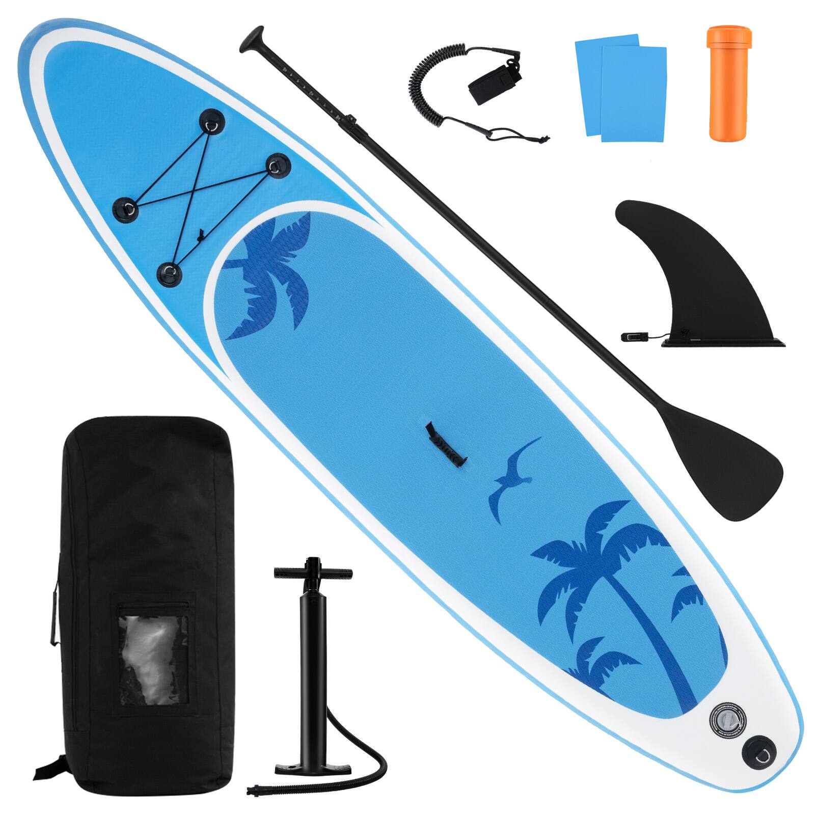 Alt View 9. GOPLUS - Costway 10' Inflatable Stand Up Paddle Board w/ SUP Paddleboard Accessories - Blue.