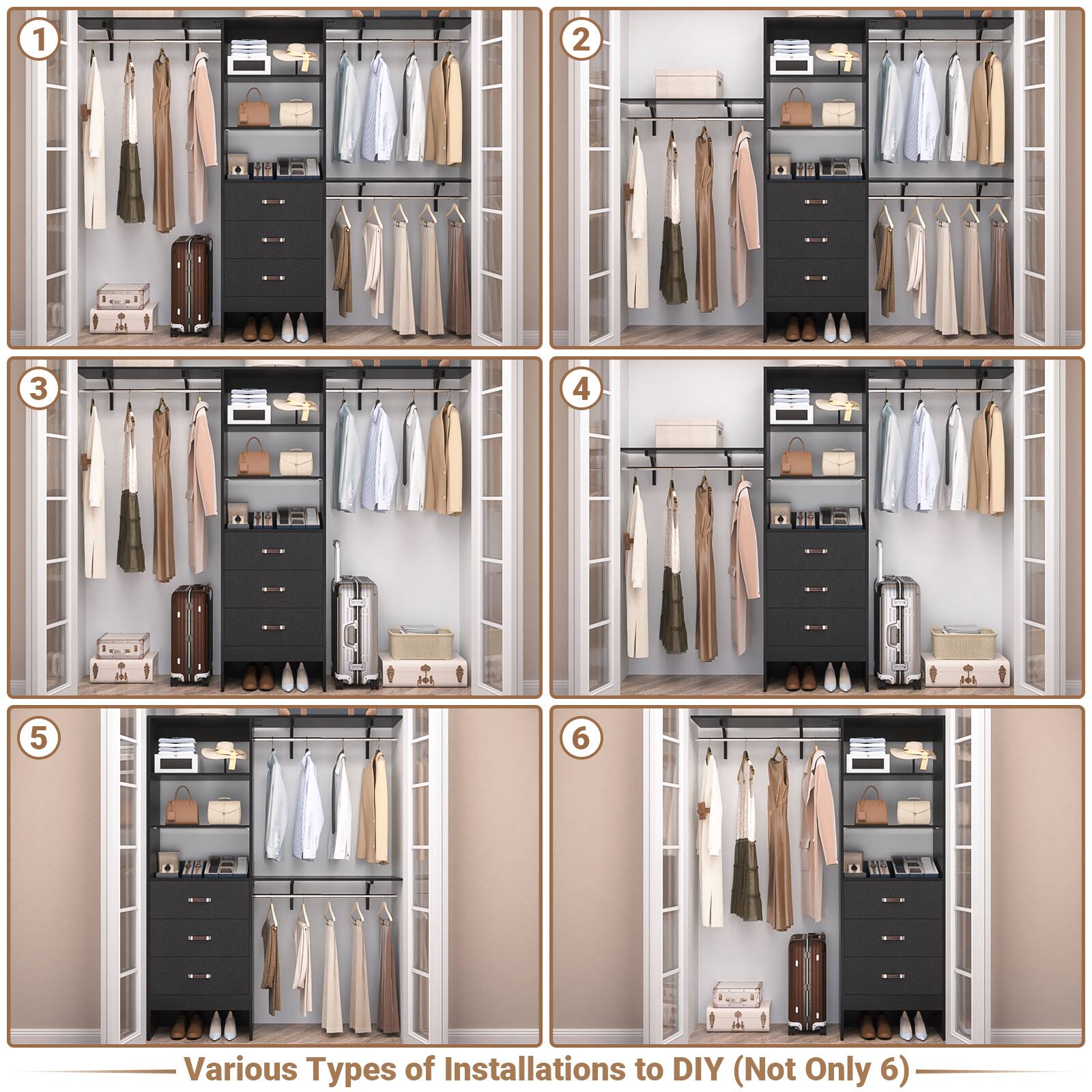 1 2 3 4 5 6 Various Types of Installations to DIY (Not Only 6)