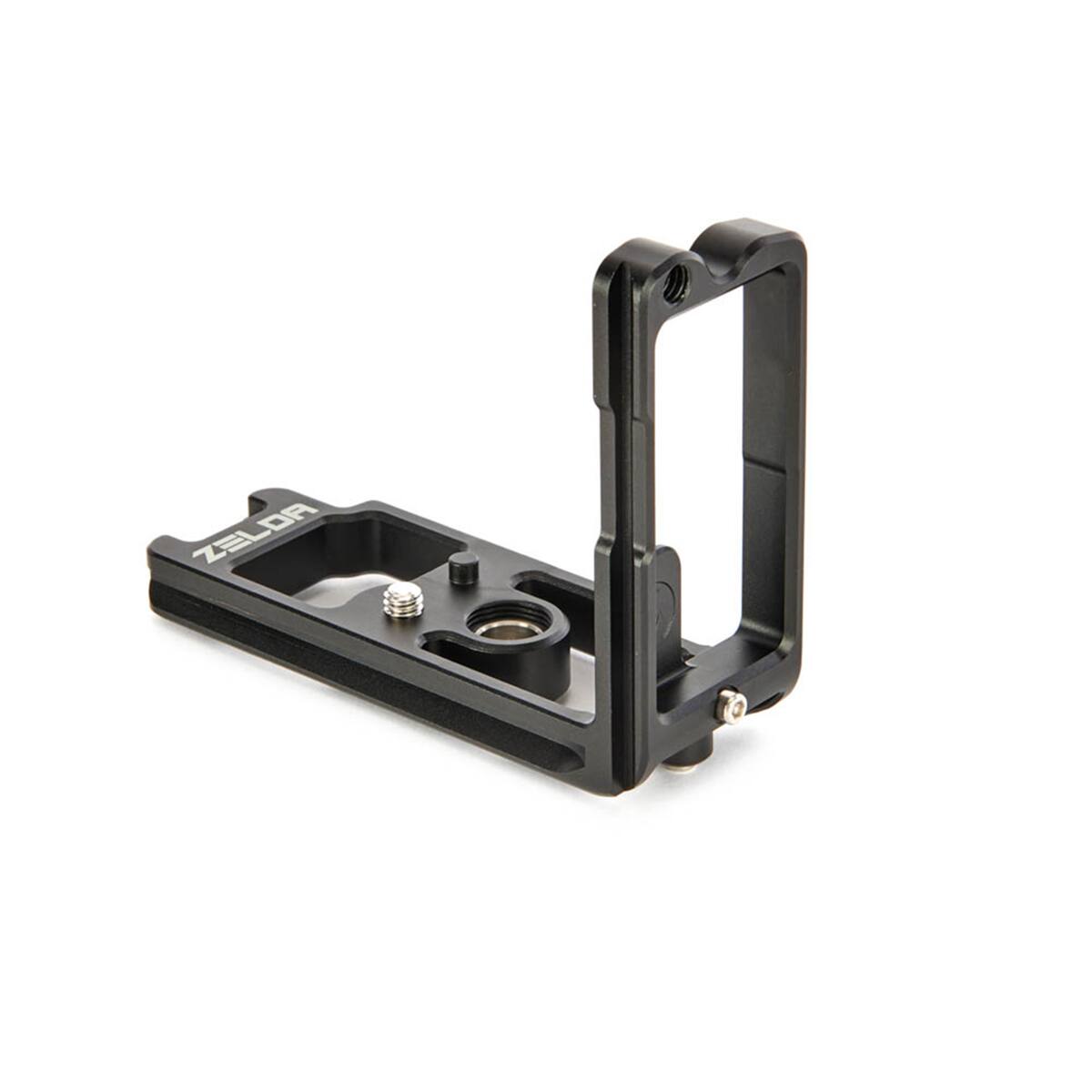 Alt View 5. 3M - 3 Legged Thing ZELDA QD-Compatible Dedicated L-Bracket for Nikon Z6/7, Darkness.