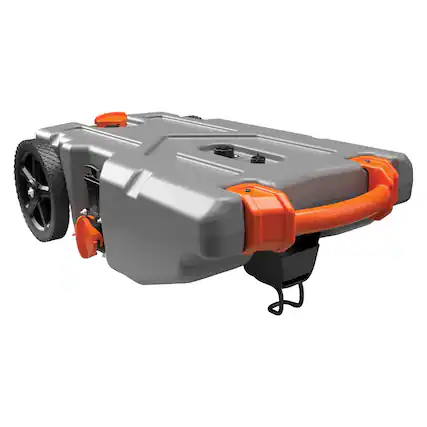 Front. Camco - Camco 39004 Rhino Portable 28 Gallon RV Waste Tank Holding Hose and Accessories - Gray.