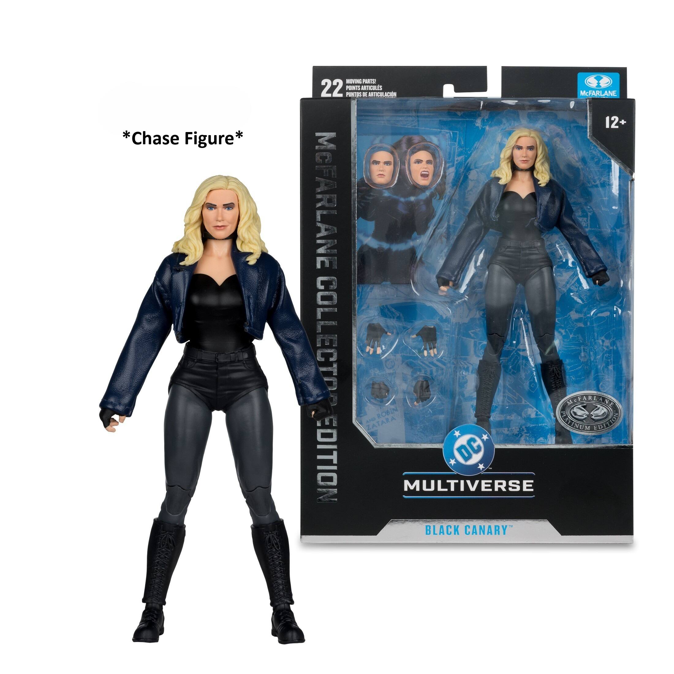 *Chase Figure*  
MEVIG nTS 22 PONS MRaS PINTE  
ARTICLACIN McFARLANE 12+  
McFARLANE COLLECTOR M SELARLASE LH ROBIN AP ZATARA NUTSM FUTTGP  
* * EDITION * DC * MULTIVERSE BLACK CANARY