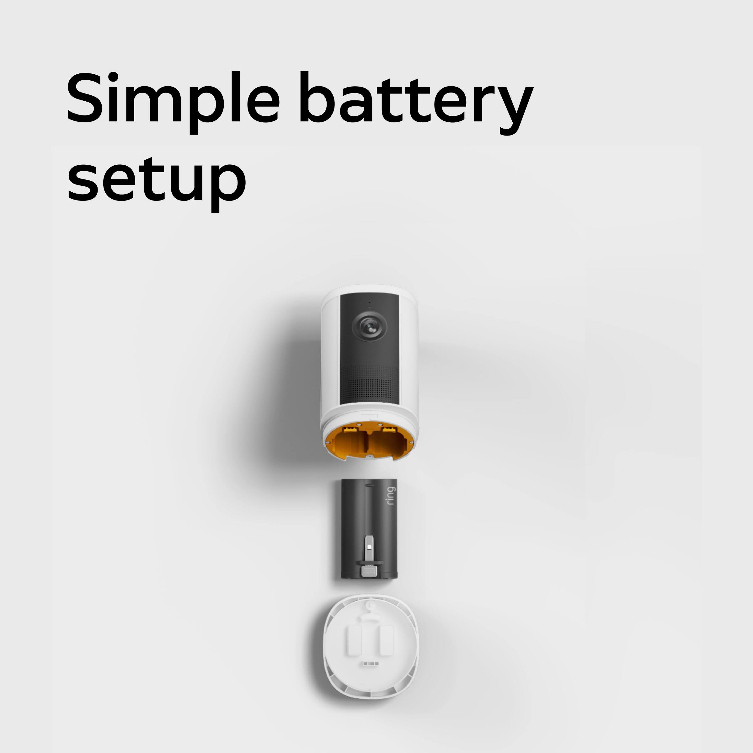 Simple battery setup