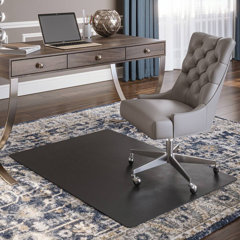 Front. Deflecto - Deflecto EconoMat Chair Mat - Clear.