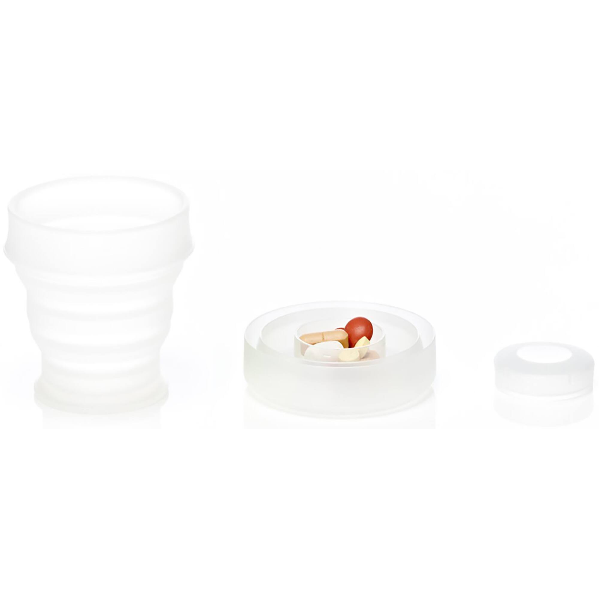 Front. Humangear - Humangear GoCup 8 oz. Collapsible Travel Cup - Clear - Clear.