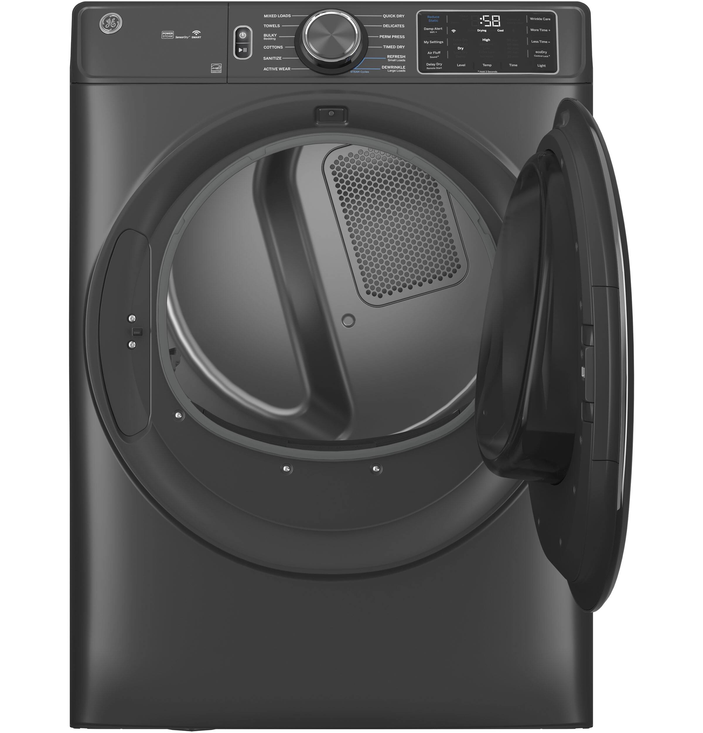 The text on the image reads "3t I E ...  -  i COE  - mM -  I - : - I I -e  - I |  - : - - - : :  3 I - - :58 I - - - I : - : I - : i -". This text appears to be a description or a label for the washing machine. However, it is not clear what the text means or refers to.