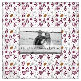 Fan Creations - Texas A&M Aggies 10'' x 10'' Floral Pattern Frame - Multicolor