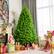 Alt View 12. Costway - 7.5ft Flocked Hinged Artificial Christmas Tree with Metal Stand - Green.