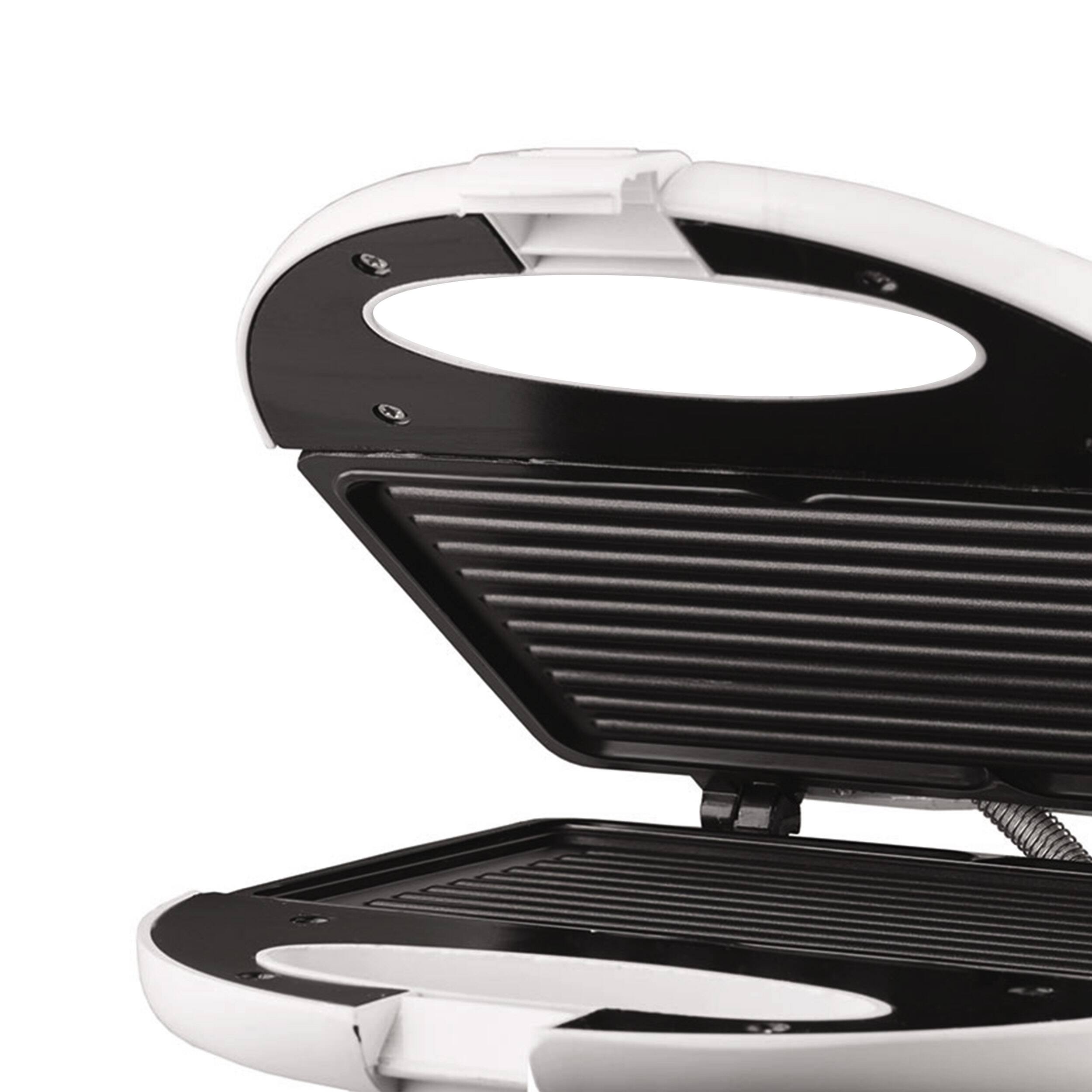 Alt View 1. Brentwood - Brentwood Non Stick Panini Press and Sandwich Maker in White - White.