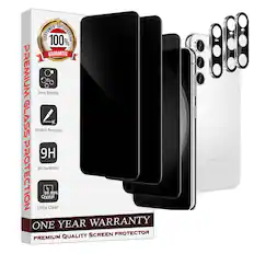 CUSTOMER 100% SATISFACTION GUARANTEE
PREMIUM GLASS PROTECTION
- Zero Bubble
- Scratch Resistant
- 9H Hardness
- 99.99% Crystal
- Ultra Clear
ONE YEAR WARRANTY
PREMIUM QUALITY SCREEN PROTECTOR
SAMSUNG