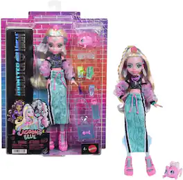 Mattel - Collectible - Monster High Lagoona Blue Doll with Pet Neptuna - COLLECTIBLES - Multicolor