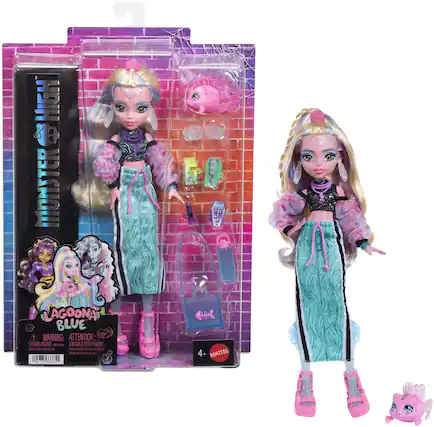 1 HIGH B MONSTER 7 LAGOONA BLUE
WARNING: ATTENTION CHOKING HAZARD - DANGER ETOUFFEMENT
4+
MATTEL