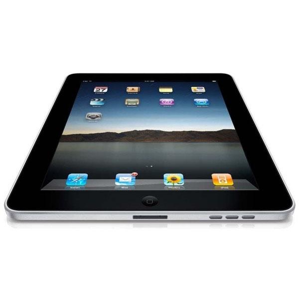 Angle. Apple - iPad 1st Gen A1219 (WiFi) 32GB - Silver.