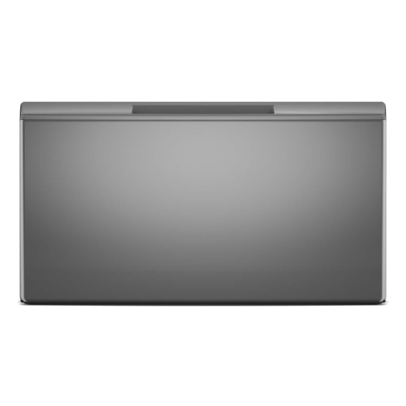 Whirlpool - 15.5 in Pedestal for Front Load Washer and Dryer with Storage - Silver