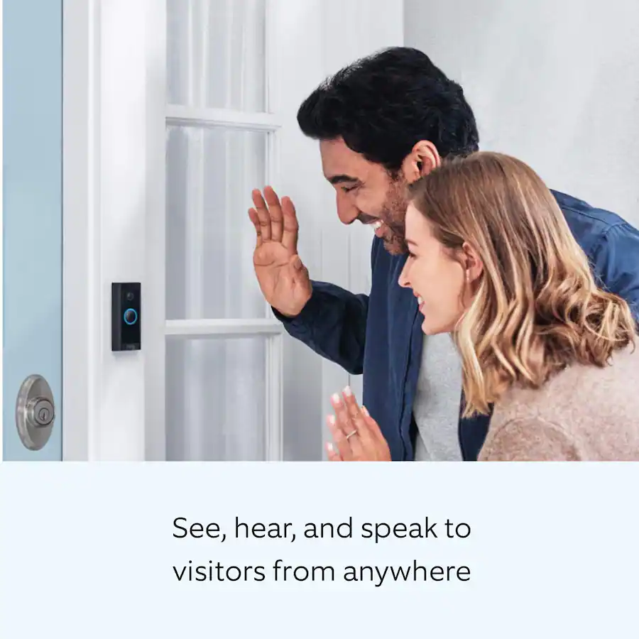 Ring Wi Fi Video Doorbell Wired Black B08CKHPP52 Best Buy