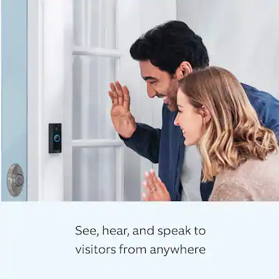 Ring Wi Fi Video Doorbell Wired Black B08CKHPP52 Best Buy