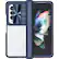 Front. SaharaCase - Full Body Case for Samsung Galaxy Z Fold4 - Blue.