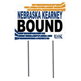 Jardine - Nebraska-Kearney Lopers 18" x 24" Bound Yard Sign - White
