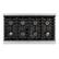 Alt View 9. ZLINE - 48 in. Wide 8 Burner Autograph 6.7 cu. ft. Freestanding Paramount Dual Fuel DuoPro Range with Black Accents - Stainless Steel.