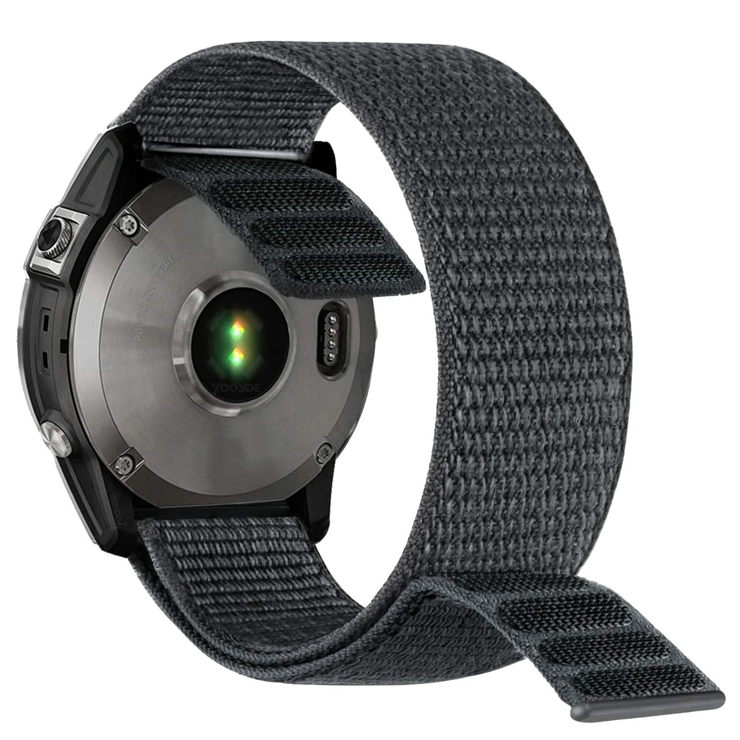 StrapsCo - Pro Trail Strap QuickFit 22 Nylon Watch Band For Garmin Instinct 3 – 45mm - Stone