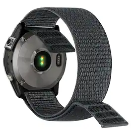 StrapsCo - Pro Trail Strap QuickFit 22 Nylon Watch Band For Garmin Quatix 8 – 47mm - Stone