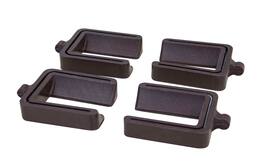 Kings Brand Furniture - Bed Wheel Stopper - Dark Brown