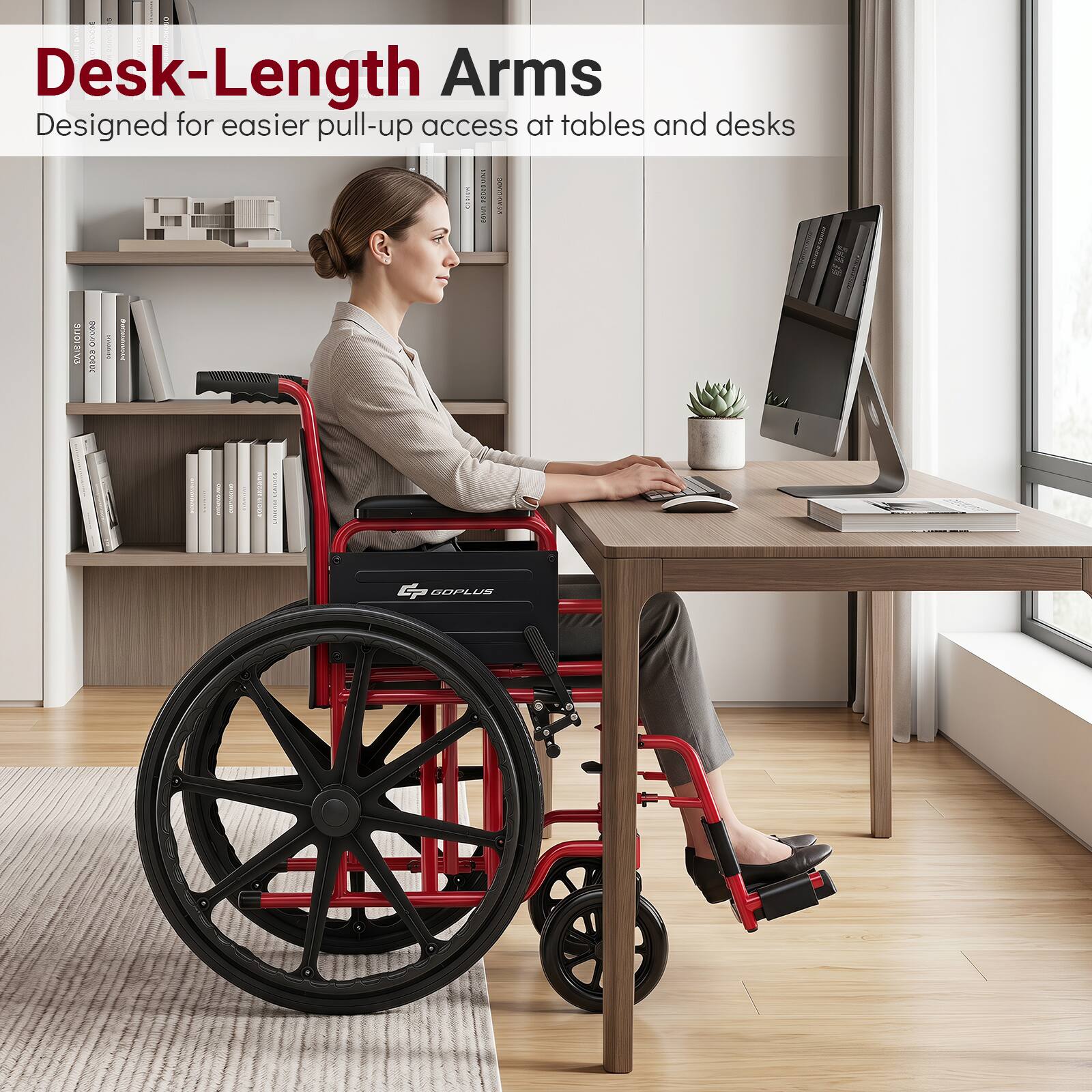 Desk-Length Arms  
Designed for easier pull-up access at tables and desks  

I SAUS HLa SAM Cran 3013 - I GF OOPLUS BUPLUS